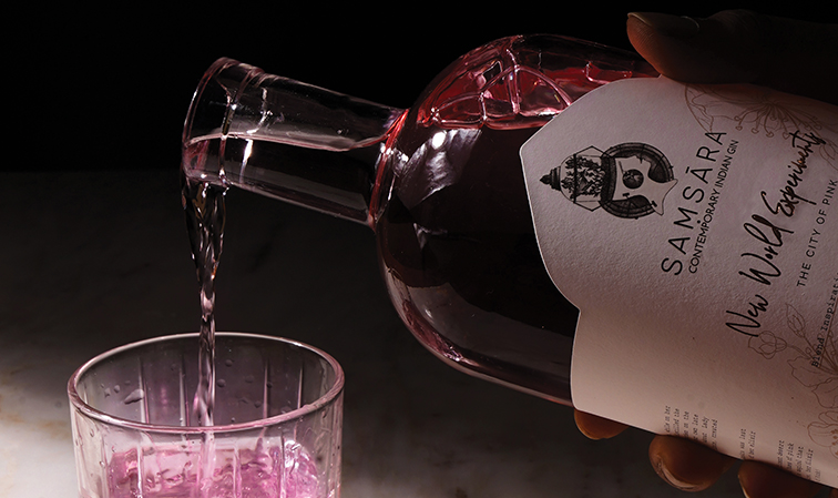 Samsara gin goes pink